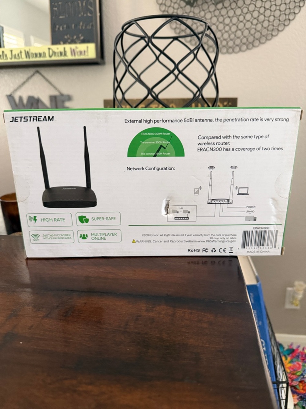 N300 Wireless Router - Black - Picture 3 of 5